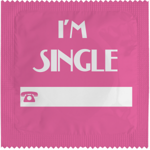 Kondom I'm Single pink