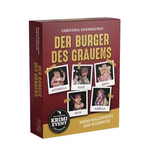 Der Burger des Grauens. Krimidinner-Rollenspiel und Kochbuch