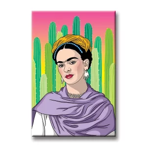 The Found Magnet Frida Cacti