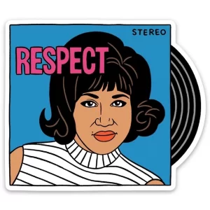 The Found Vinyl Sticker Aretha Respect