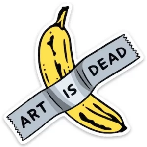The Found Vinyl Sticker Art is Dead Banana