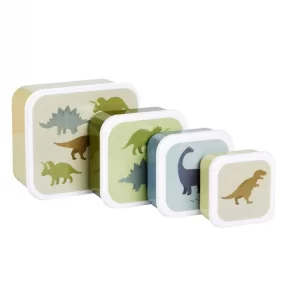 Lunchbox 3er Set Dinosaurier