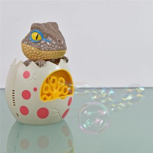 Seifenblasenmaschine Dino im Ei